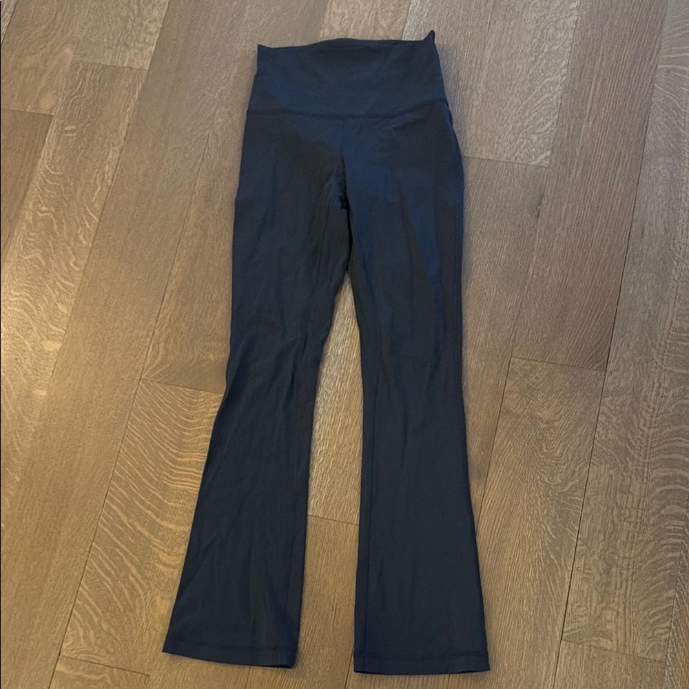 Lulu lemon dark gray groove  High-Waisted Flare Leggings